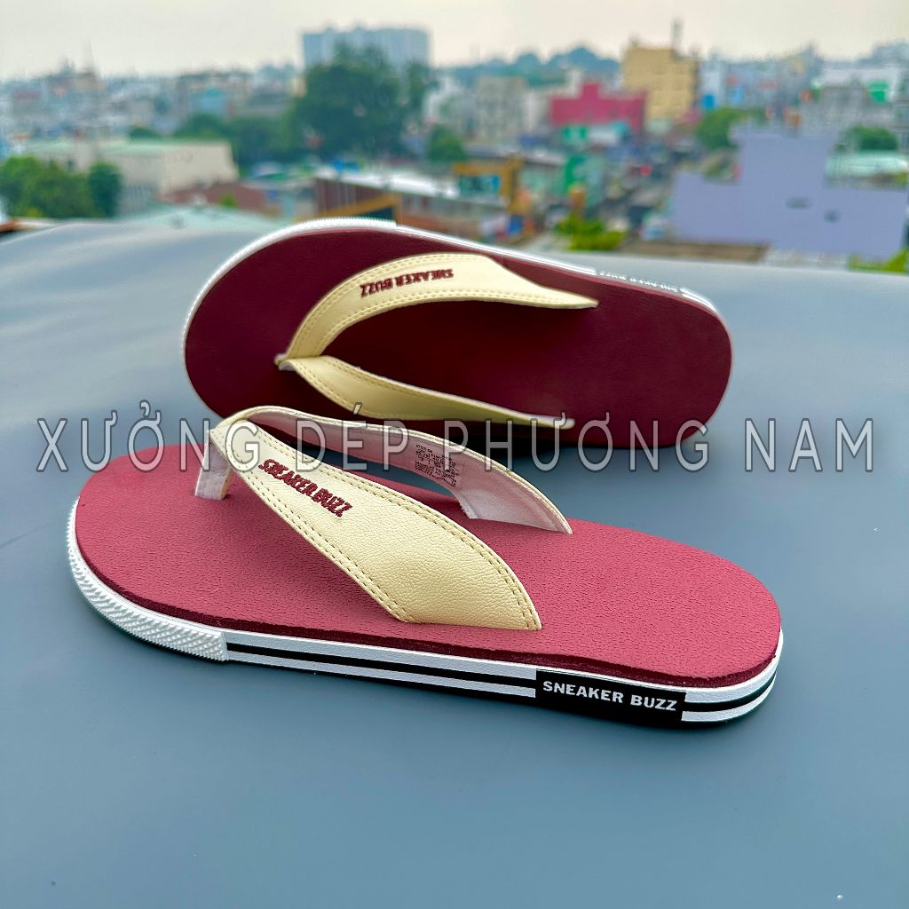 Dép Kẹp Xỏ Ngón Sneaker Buzz NamNữ Unisex Tông Lào ThờiTrang,7Màu Mới SiêuHot🥵🥵🥵