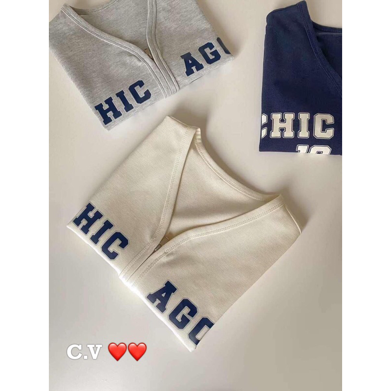 Áo khoá kéo Chicago hàng QC