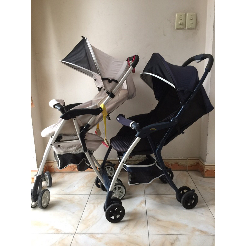 Xe đẩy Aprica Magical air plus màu trắng nội địa nhật