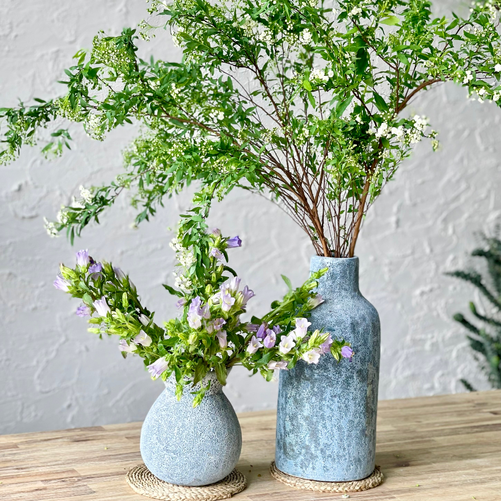 Bình hoa gốm xuất khẩu Atlantis chai lớn decor trang trí Vườn Gốm - The Garden