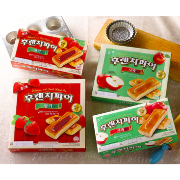 Bánh nướng mứt dâu, mứt táo Hàn Quốc 192g