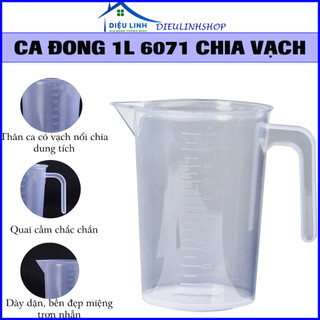 Ca đong 1l 6071, ca đong chia vạch bằng nhựa dieulinnshop