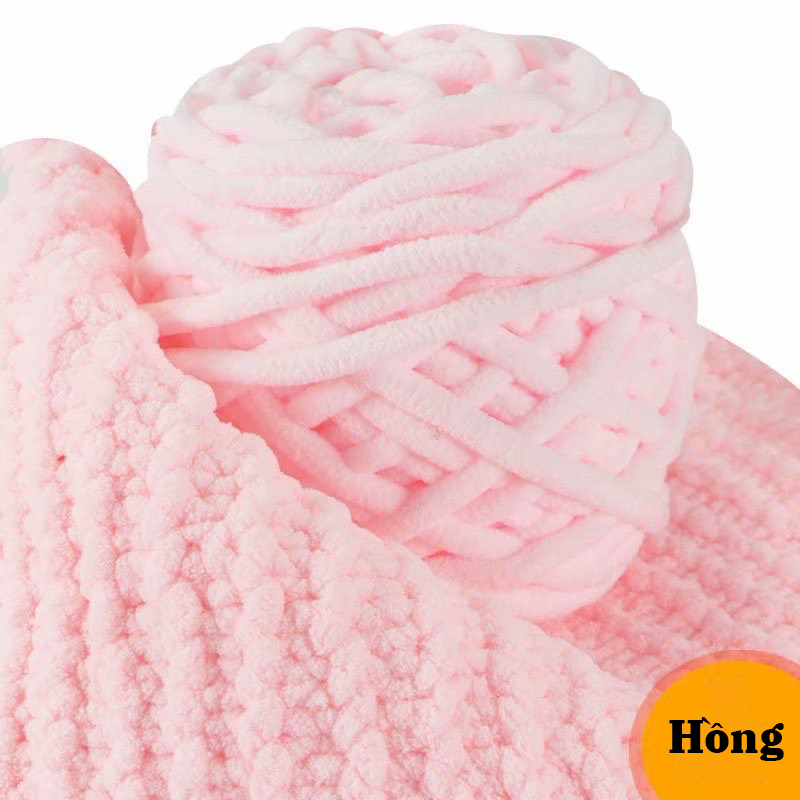 Len nhung đũa cuộn dài 100m làm đồ handmade, đan khăn, làm kẹp tóc handmade