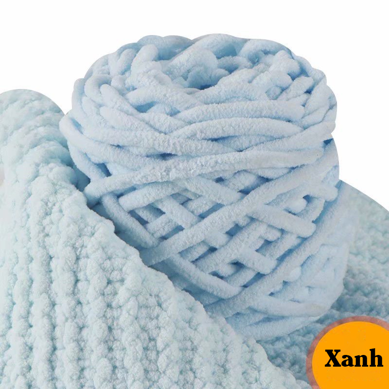 Len nhung đũa cuộn dài 100m làm đồ handmade, đan khăn, làm kẹp tóc handmade