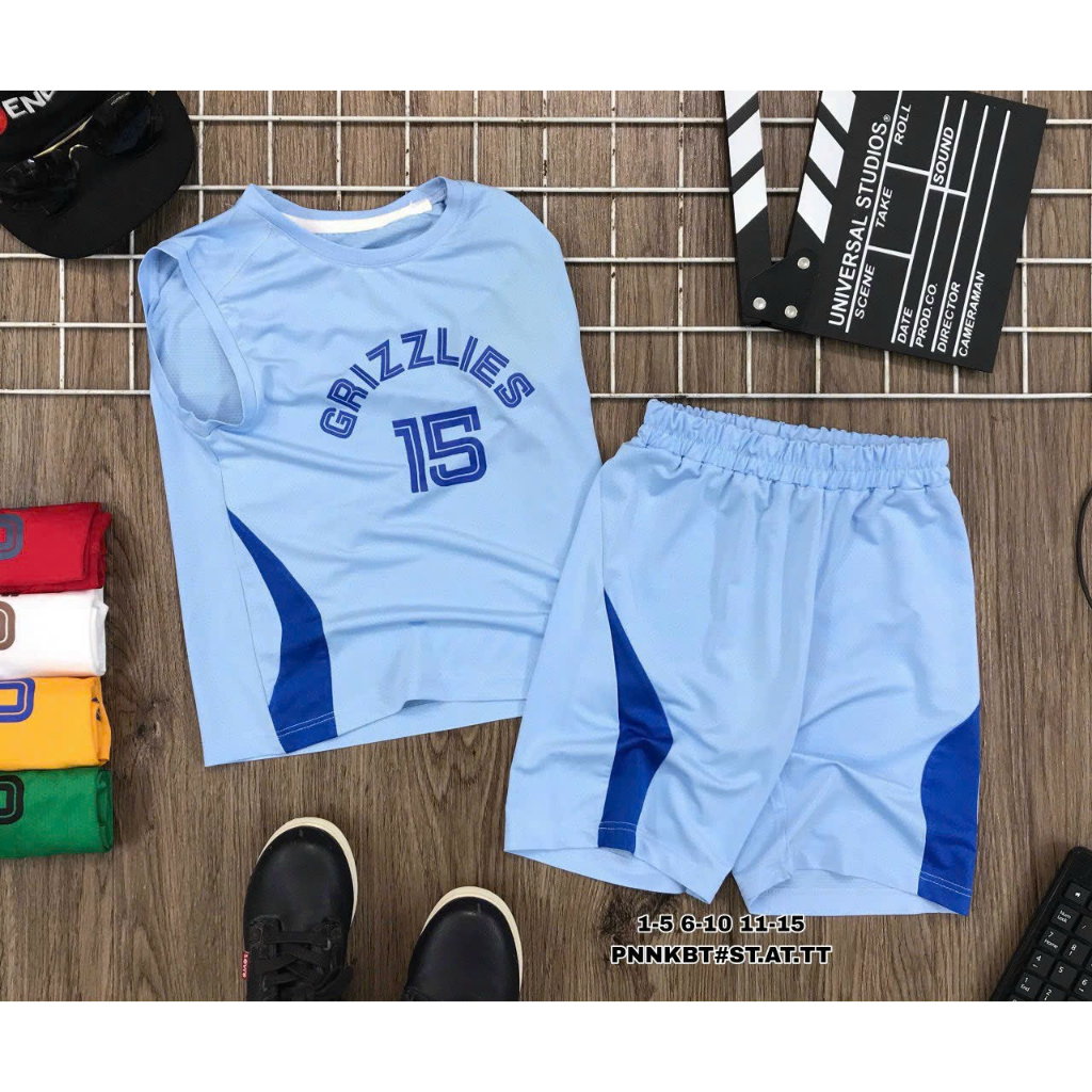 BỘ THỂ THAO CỌC TAY CHO BÉ TRAI