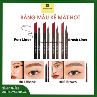 Bút Kẻ Mắt Clio Waterproof Pen Liner Kill Black - Kẻ mắt dạ không lem không trôi chống nước