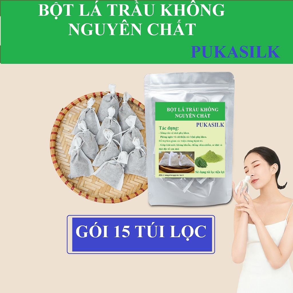 Bột lá trầu không xông vùng kín