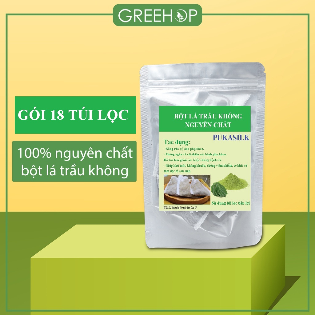 Bột lá trầu không xông vùng kín