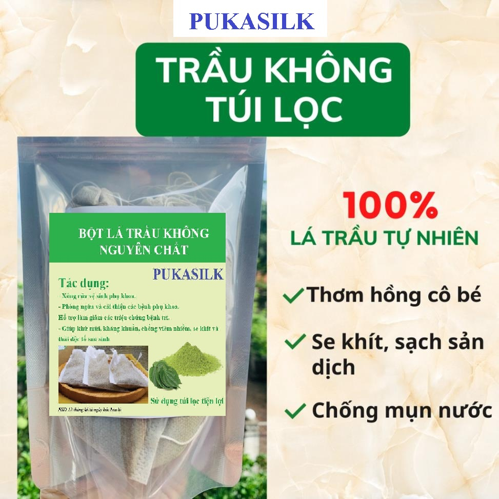 Bột lá trầu không xông vùng kín