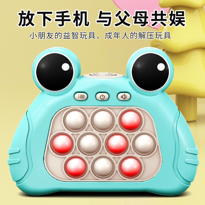 Đồ chơi Pop it thế hệ mới - máy điện tử chơi game Pop it giải trí bấm nút theo đèn nhạc với nhiều leve