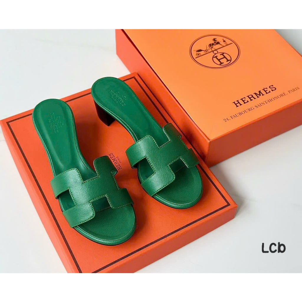 GUỐC HERME DA SẦN GÓT 5CM