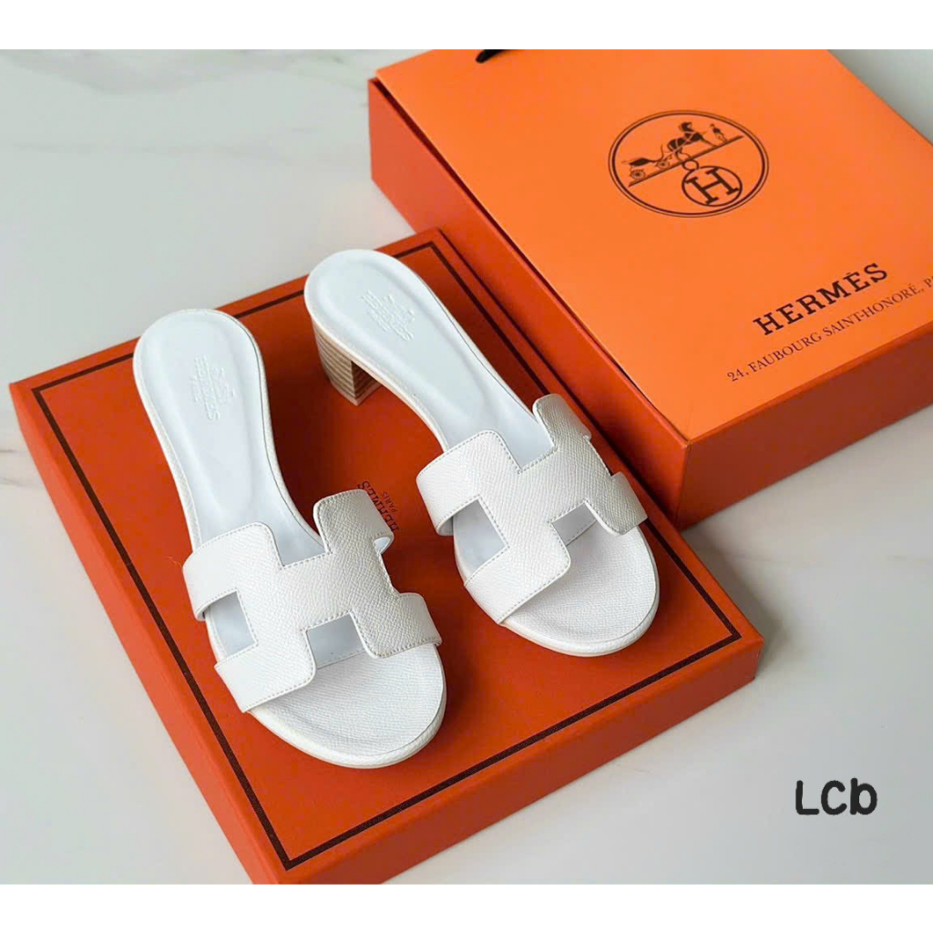 GUỐC HERME DA SẦN GÓT 5CM