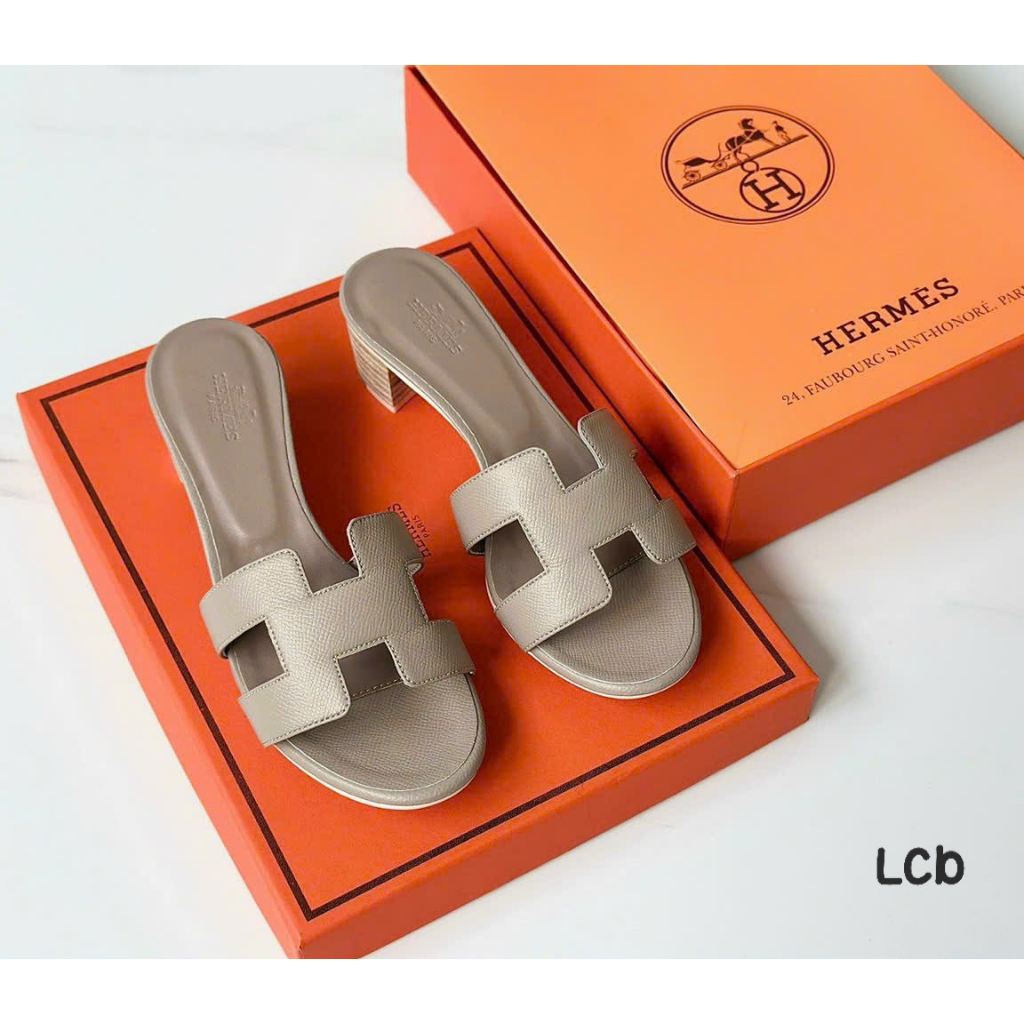 GUỐC HERME DA SẦN GÓT 5CM