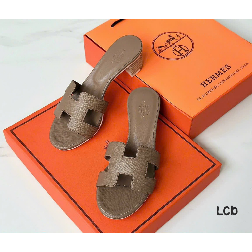 GUỐC HERME DA SẦN GÓT 5CM