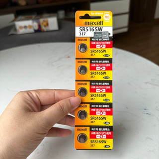 Vỉ 5 Viên Pin Đồng Hồ Đeo Tay Maxell SR516SW / 317 Pro - Hàng Chính Hãng