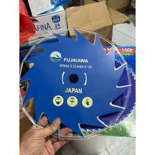 Dao cắt cỏ, lưỡi cắt lúa tròn. màu xanh. 305mm - 25,4mm - 15p