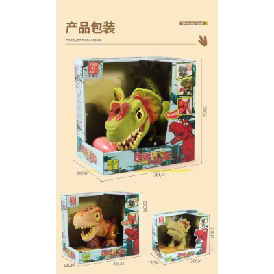 Đồ chơi mô hình khủng long nhiều kích thước, có các khớp cử động bằng cao su cao cấp