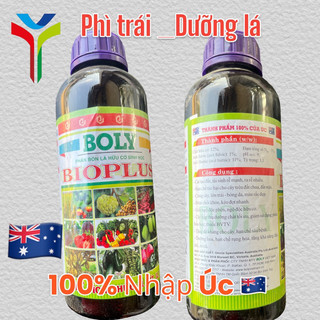 BOLY BioPlus phân bón lá hữu cơ 1 lít nhập Úc