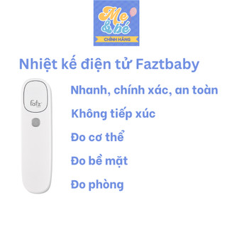 Nhiệt kế điện tử Fatzbaby bảo hành 2 năm, là nhiệt kế hồng ngoại giúp mẹ đo nhiệt độ không cần tiếp xúc nhanh,chính xác.