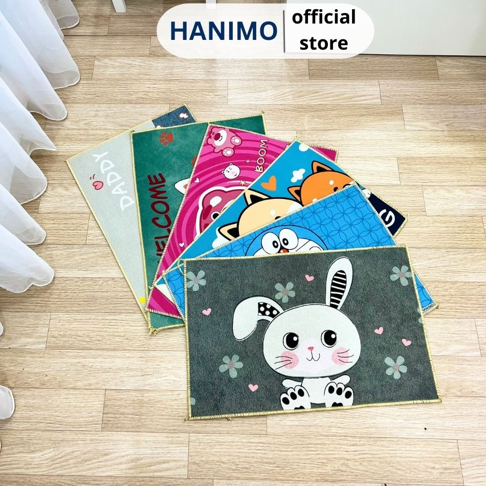 Thảm lau chân nhà bếp HANIMO đế cao su chống trơn trượt 40x60cm CBL01
