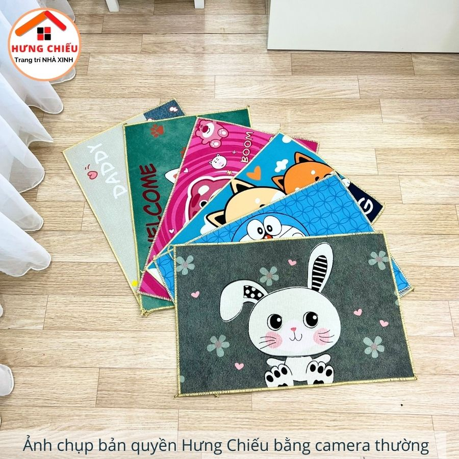 Combo 6 tấm thảm lau chân, thảm chùi chân nhà bếp bali 40x60cm