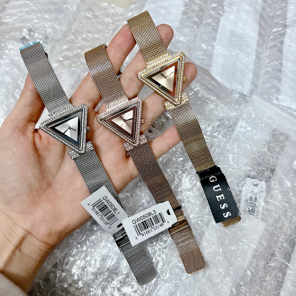 Đồng Hồ Nữ Guess Fame GW05081/L2/L3 Mặt Tam giác , Size 34mm