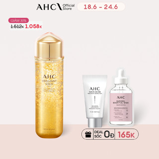 Nước Cân Bằng Chống Lão Hóa Tinh Chất Vàng AHC Brilliant Gold Toner 140ml