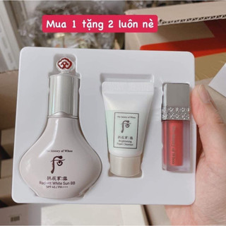 Set kem nền chống nắng BB trắng da 40ml