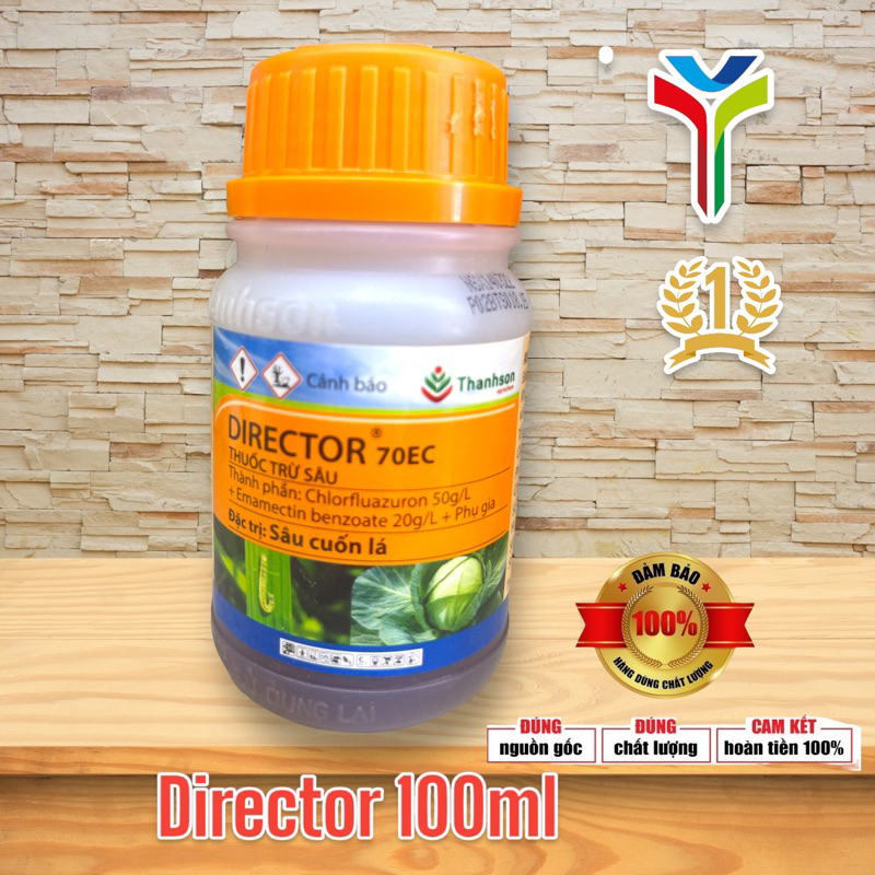 DIRECTOR 70EC 100ml THANH SƠN đặc trừ bọ trĩ, nhện đỏ, sâu cuốn lá.