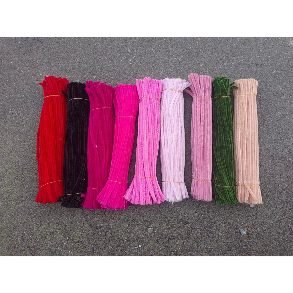 Kẽm nhung làm hoa bó 100 sợi, kẽm lông loại tốt làm hoa trang trí đồ chơi cho bé handmade