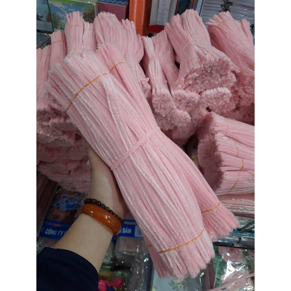 Kẽm nhung làm hoa bó 100 sợi, kẽm lông loại tốt làm hoa trang trí đồ chơi cho bé handmade