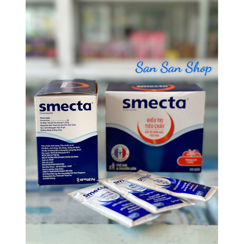 Smecta Hỗ Trợ Tiêu Chảy hộp 30 gói