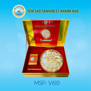  Yến sào Sanvinest Khánh Hòa Chính hiệu - Tổ yến sào tinh chế nguyên chất. Hộp 100g - V610 