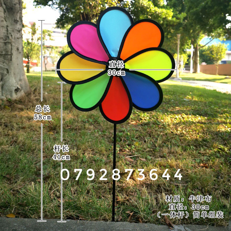 Chong chóng cầu vồng siêu đẹp, trang trí xe trà sữa , cà phê