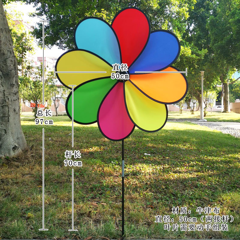 Chong chóng cầu vồng siêu đẹp, trang trí xe trà sữa , cà phê