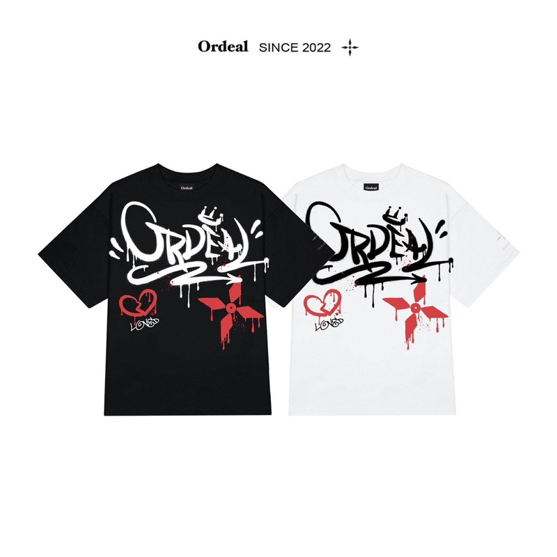 Áo thun nam nữ Ordeal.Studio | Graffiti Love Tee
