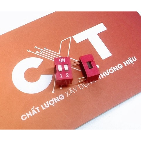 Công tắc bit 2.54mm 2P chân cắm thẳng