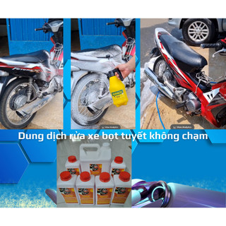 Dung dịch rửa xe bọt tuyết không chạm