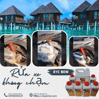 Dung dịch rửa xe bọt tuyết không chạm