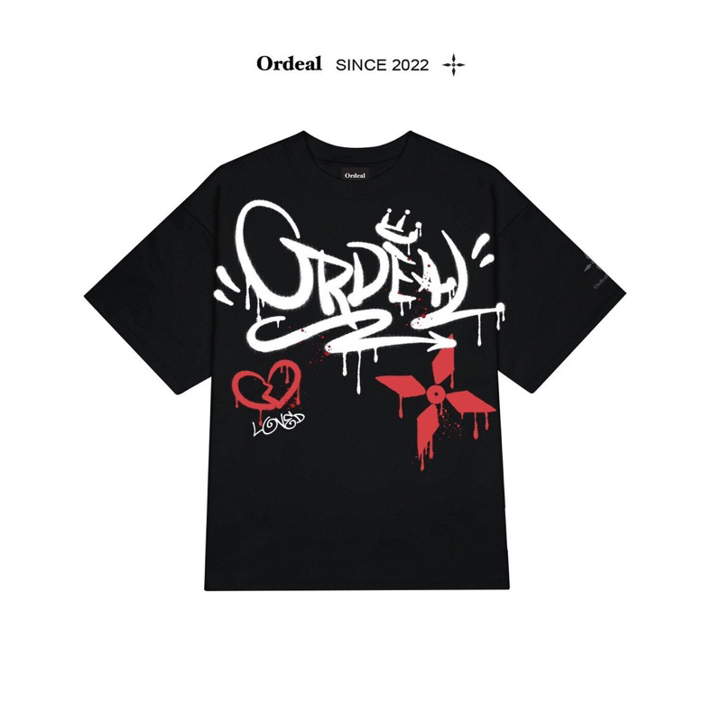 Áo thun nam nữ Ordeal.Studio | Graffiti Love Tee