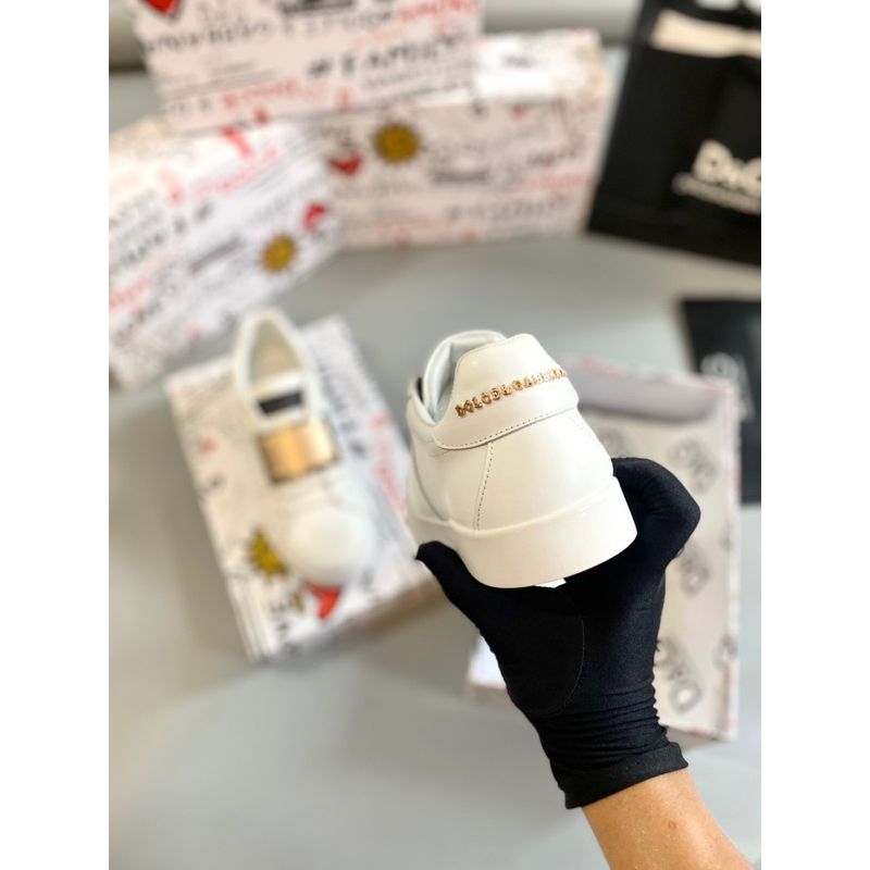 Giày Sneaker DG Logo Tag Trước Nổi Bật - Hàng Cao Cấp Logo Dập Đế Mẫu HOT 2023 Hàng Full Box