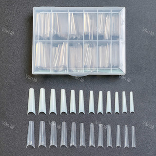 Móng nối phom thang dài đủ size hộp 240 móng