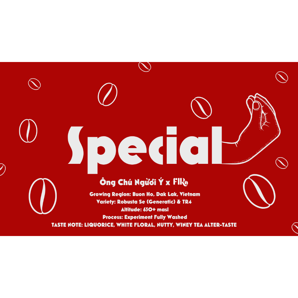 Fine Robusta Special 220G - cà phê espresso Ý MULO coffee hạt Robusta Specialty ngon rang vừa đậm đà hương thơm