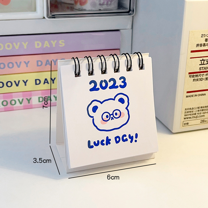 Lịch Để Bàn 2023 Mini Đa Năng Tiện Dụng Cho Học Sinh SInh Viên Văn Phòng Trang Trí Decor
