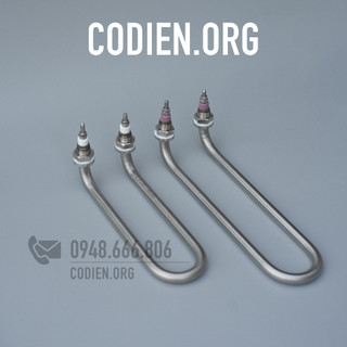 Điện trở nhiệt U Quỳ  1.5KW   20cm  220V/380V, thanh nhiệt  chân quỳ đốt nóng, nồi hơi, sấy khô, nồi phở