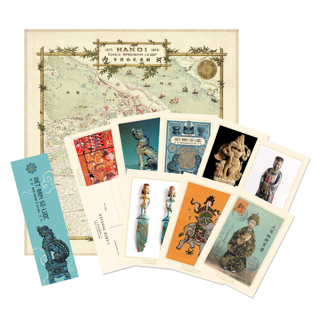 Sách Việt Nam Sử Lược  - Tái Bản - Tặng Kèm Bản Đồ + Bookmark + Bộ Postcard