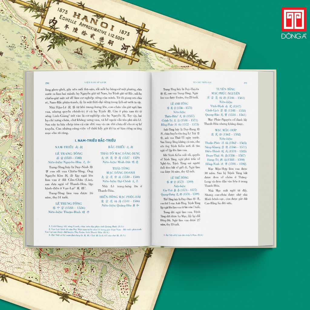 Sách Việt Nam Sử Lược  - Tái Bản - Tặng Kèm Bản Đồ + Bookmark + Bộ Postcard