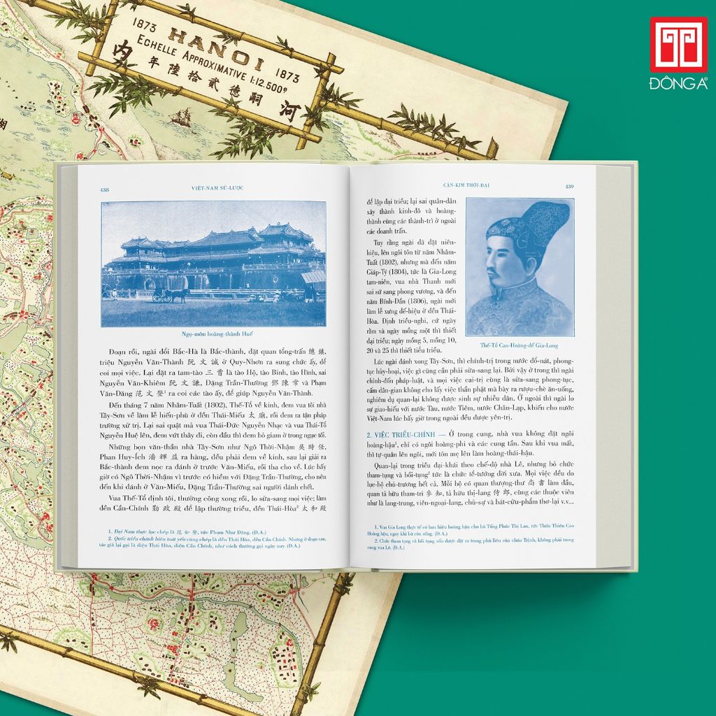 Sách Việt Nam Sử Lược  - Tái Bản - Tặng Kèm Bản Đồ + Bookmark + Bộ Postcard