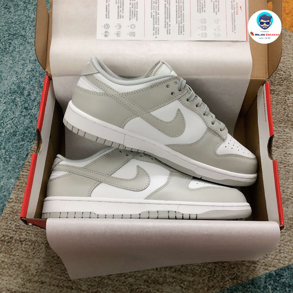 Giày SB dunk low Grey Fog - Bản Like.Au fullbox