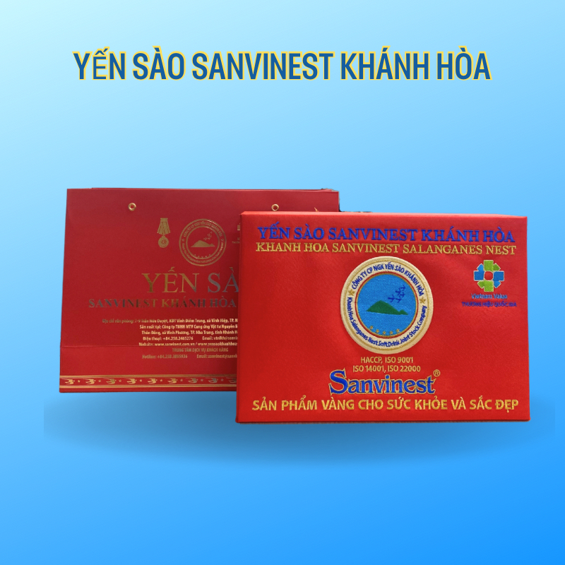 Yến sào Sanvinest Khánh Hòa Chính hiệu - Tổ Yến sào Tinh chế 100g - Q610